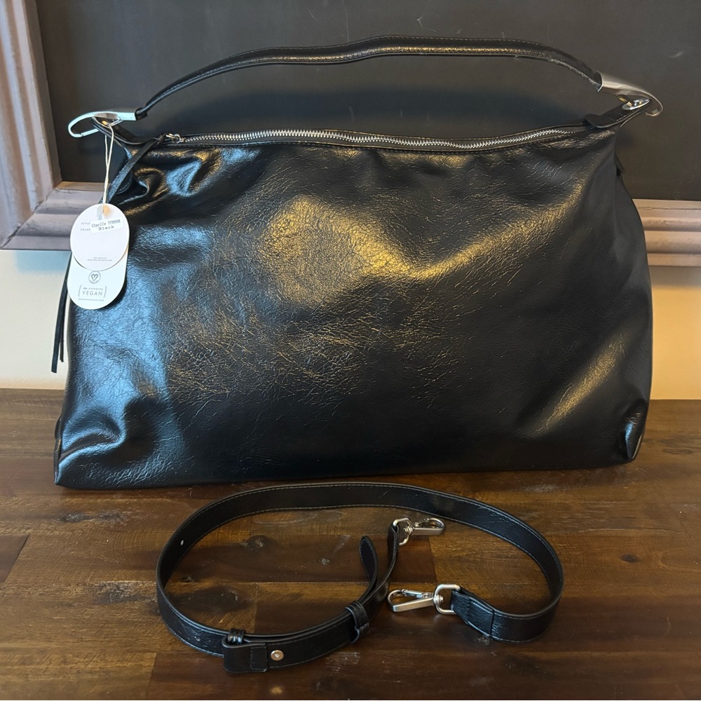 Black Charlie Melie Bianco Bag NWT